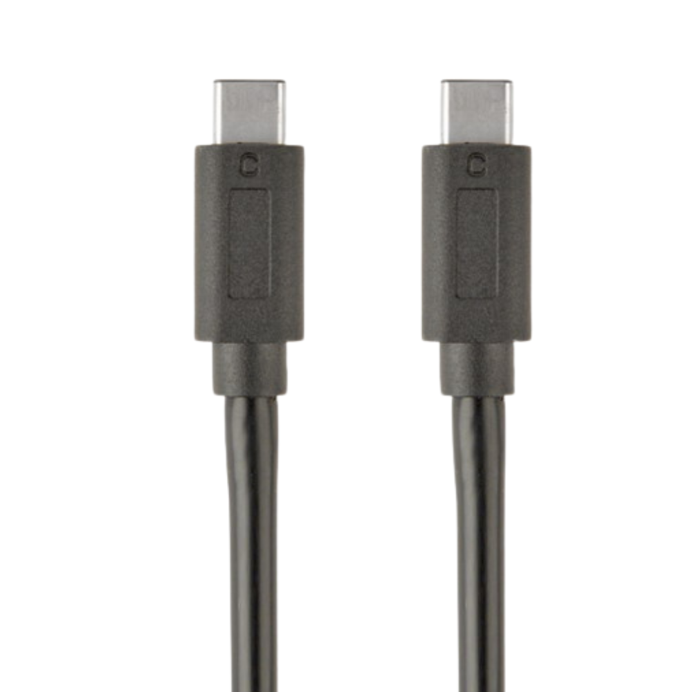 USB-C naar USB-C kabel 1 meter (USB 3.1, 60W, zwart)