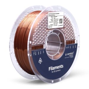 TPU Silk (zijde) filament, koper, 1,75 mm, 1 kg
