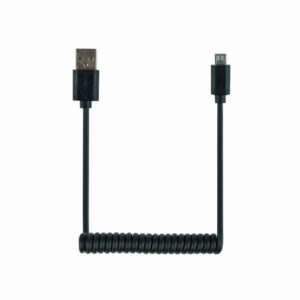 Gedraaide USB kabel (A/MicroB), 0,6 m
