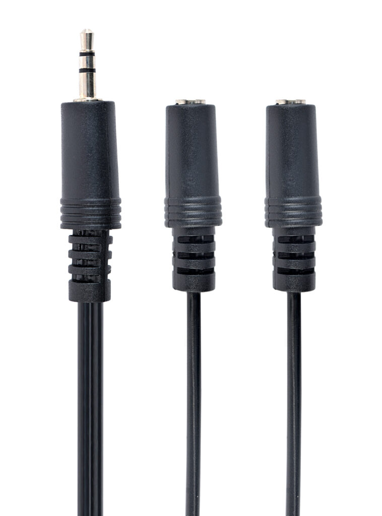 3.5 mm audio splitter kabel, 5 m
