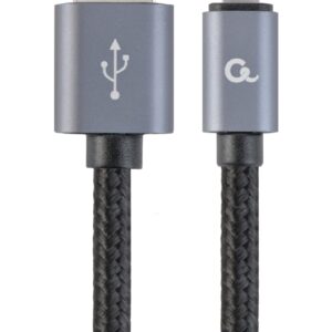 8-Pin laad- & datakabel 1.8 meter zwart