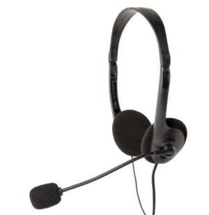 Headset met volumeregeling