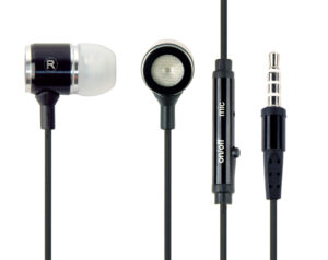 In-Ear oordopjes met microfoon ''Zwart''