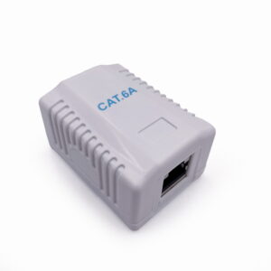 Cat6a wandcontactdoos opbouw – 1 poort – FTP – Cablexpert