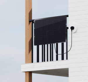 Schone energie op je balkon! Verticale doe-het-zelf zonnepaneelset ''Balkon'', 400 W