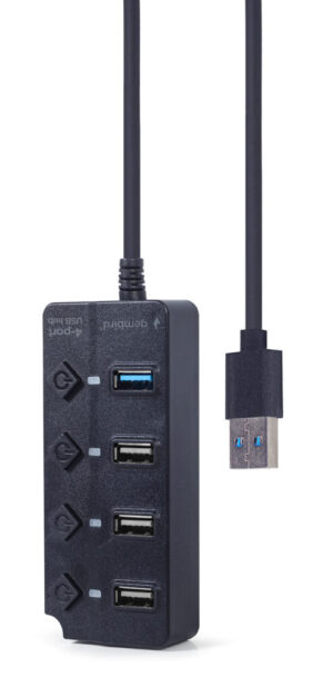 4-poorts USB hub (1 x USB 3.1 + 3 x USB 2.0)