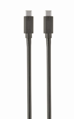 USB-C naar USB-C kabel 1 meter (USB 3.1, 60W, zwart)