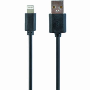 USB oplaadkabel zwart 1 meter