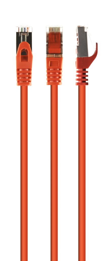 S/FTP Cat6A patchkabel 30m oranje LSZH – 10 Gbps afgeschermde netwerkkabel | Gembird