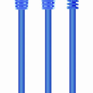 S/FTP Cat6A patchkabel LSZH, 2m, blauw