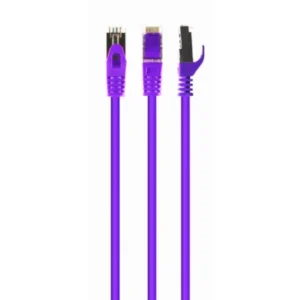 S/FTP Cat6A patchkabel LSZH, 10 m, paars